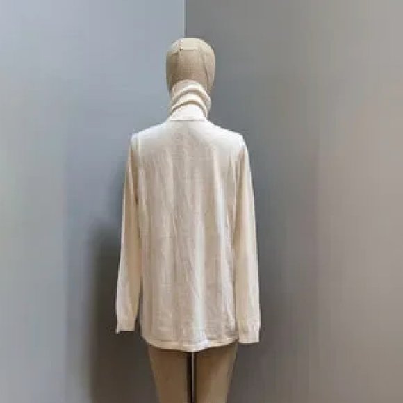 French Connection Classic White Turtleneck Sweater - Picture 2 of 5